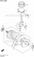 CRANKSHAFT for Suzuki GSX-S 1000 2016