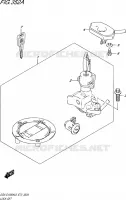 LOCK SET for Suzuki GSX-S 1000 2016