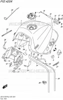 FUEL TANK for Suzuki GSX-S 1000 2016
