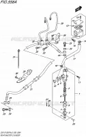 REAR MASTER CYLINDER for Suzuki GSX-S 1000 2016