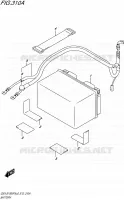 BATTERY for Suzuki GSX-S 1000 2016
