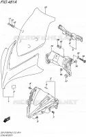 FAIRING   LABELS for Suzuki GSX-S 1000 2016