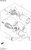 STARTER MOTOR for Suzuki GSX-S 1000 2016