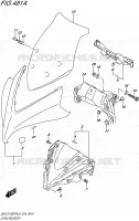 FAIRING   LABELS for Suzuki GSX-S 1000 2016