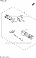 OPTIONS (GRIP HEATER SET) for Suzuki GSX-S 1000 2016