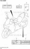 LABEL (GSX S1000FAL6 E28) for Suzuki GSX-S 1000 2016