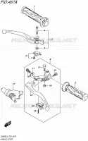 HANDGRIPS   LEVERS  for Suzuki INAZUMA 250 2015