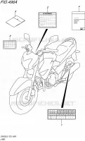 LABEL for Suzuki INAZUMA 250 2015
