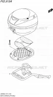 REAR CARRIER (OPTIONAL) for Suzuki INAZUMA 250 2015