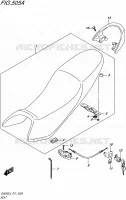 SEAT (GW250L5 P21) for Suzuki INAZUMA 250 2015