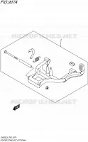 CENTER STAND SET (OPTIONAL) for Suzuki INAZUMA 250 2015