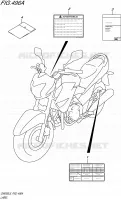 LABEL for Suzuki INAZUMA 250 2015