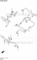 BUMPER for Suzuki INAZUMA 250 2015