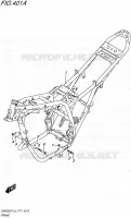 FRAME for Suzuki INAZUMA 250 2015