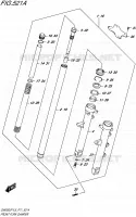FRONT FORK for Suzuki INAZUMA 250 2015