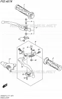 HANDGRIPS   LEVERS  for Suzuki INAZUMA 250 2015