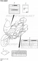 LABEL for Suzuki INAZUMA 250 2015