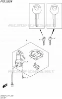 LOCK SET for Suzuki INAZUMA 250 2015