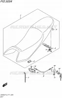 SEAT for Suzuki INAZUMA 250 2015