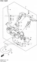THROTTLE BODY for Suzuki INAZUMA 250 2015