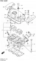 CYLINDER HEAD for Suzuki INAZUMA 250 2015