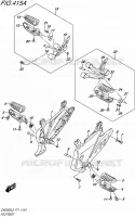 FOOTREST for Suzuki INAZUMA 250 2015