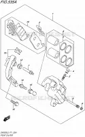FRONT CALIPER for Suzuki INAZUMA 250 2015