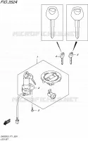 LOCK SET for Suzuki INAZUMA 250 2015