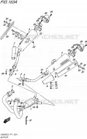 MUFFLER for Suzuki INAZUMA 250 2015