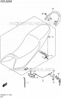 SEAT for Suzuki INAZUMA 250 2015