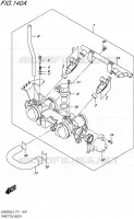 THROTTLE BODY for Suzuki INAZUMA 250 2015
