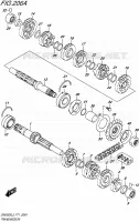 TRANSMISSION for Suzuki INAZUMA 250 2015