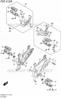 FOOTREST for Suzuki INAZUMA 250 2014