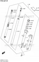 FRONT FORK for Suzuki INAZUMA 250 2014