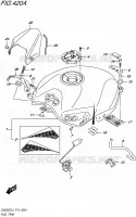 FUEL TANK for Suzuki INAZUMA 250 2014