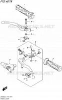 HANDGRIPS   LEVERS  for Suzuki INAZUMA 250 2014
