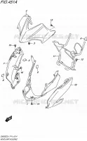 HEADLIGHT BOWL for Suzuki INAZUMA 250 2014