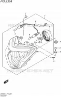 HEADLIGHT for Suzuki INAZUMA 250 2014