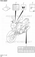 LABEL for Suzuki INAZUMA 250 2014