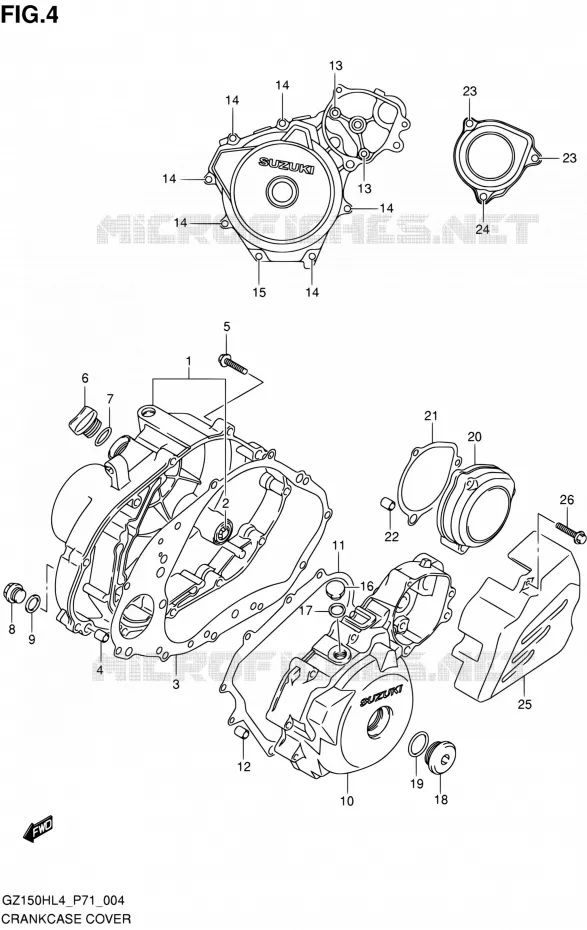 CASING Suzuki MOTO 150 GZ 2014  GZ150H L4 (P71)
