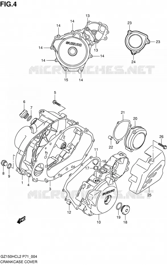 CASING Suzuki MOTO 150 GZ 2012  GZ150HC L2 (P71)