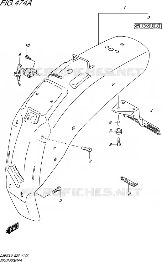 SWITCHES Suzuki MOTO 650 SAVAGE 2015  LS650 L5 (E24)