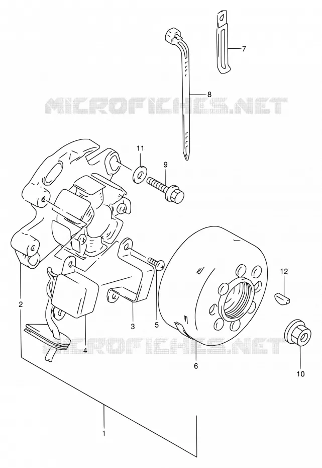 IGNITION Suzuki MOTO 250 RM 2000  RM250 Y (E02)