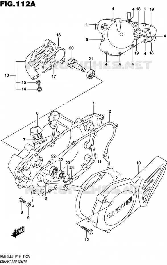 CASING Suzuki MOTO 85 RM 2016  RM85L L6 (P19)