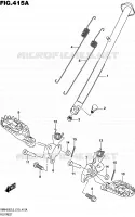 FOOTREST for Suzuki RMX 450 2016