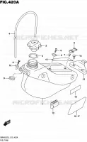 FUEL TANK for Suzuki RMX 450 2016