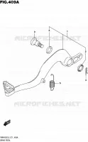 BRAKE PEDAL for Suzuki RMX 450 2016