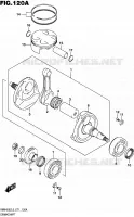 CRANKSHAFT for Suzuki RMX 450 2016