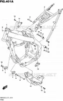 FRAME for Suzuki RMX 450 2016