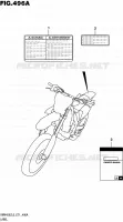 LABEL for Suzuki RMX 450 2016